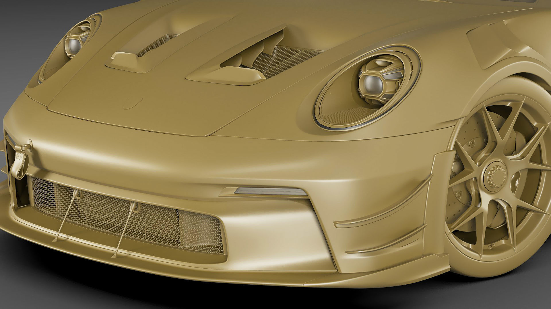 Porsche 911 GT3 RS 992 Manthey Kit 2025 3D model_29