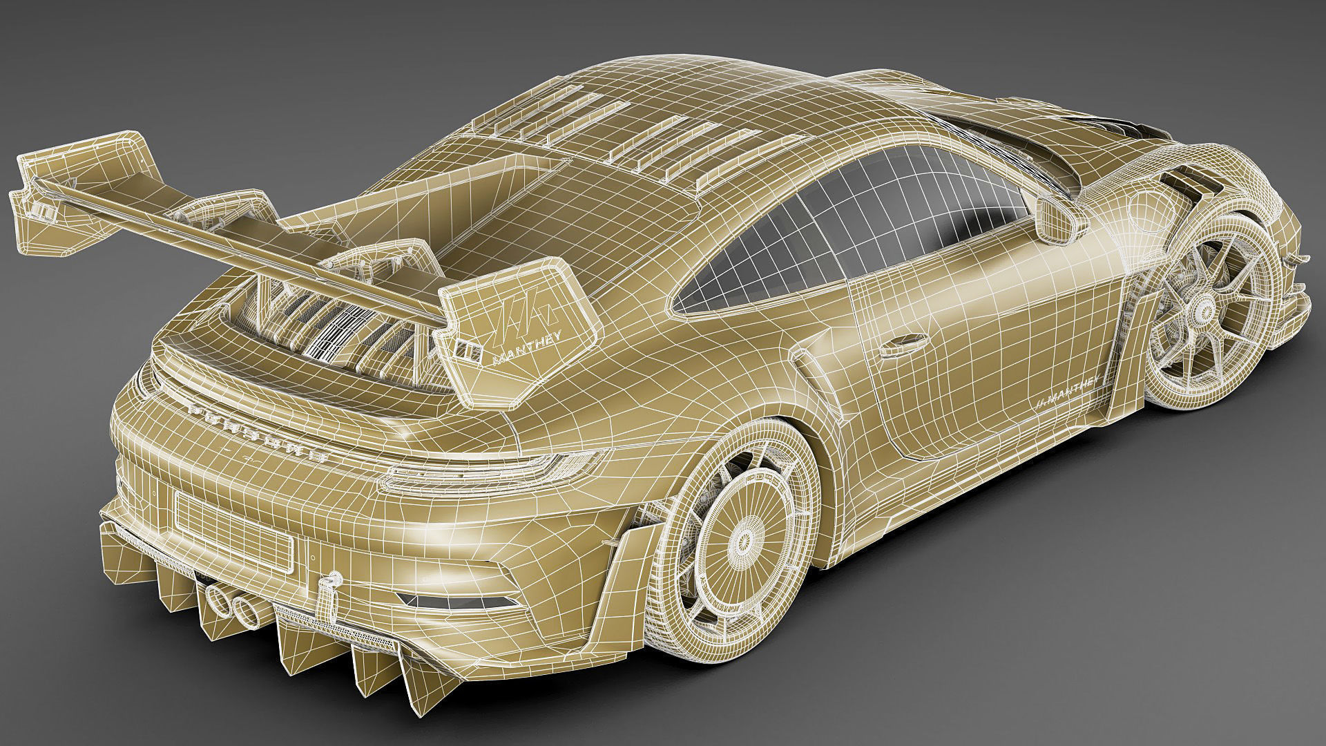 Porsche 911 GT3 RS 992 Manthey Kit 2025 3D model_35