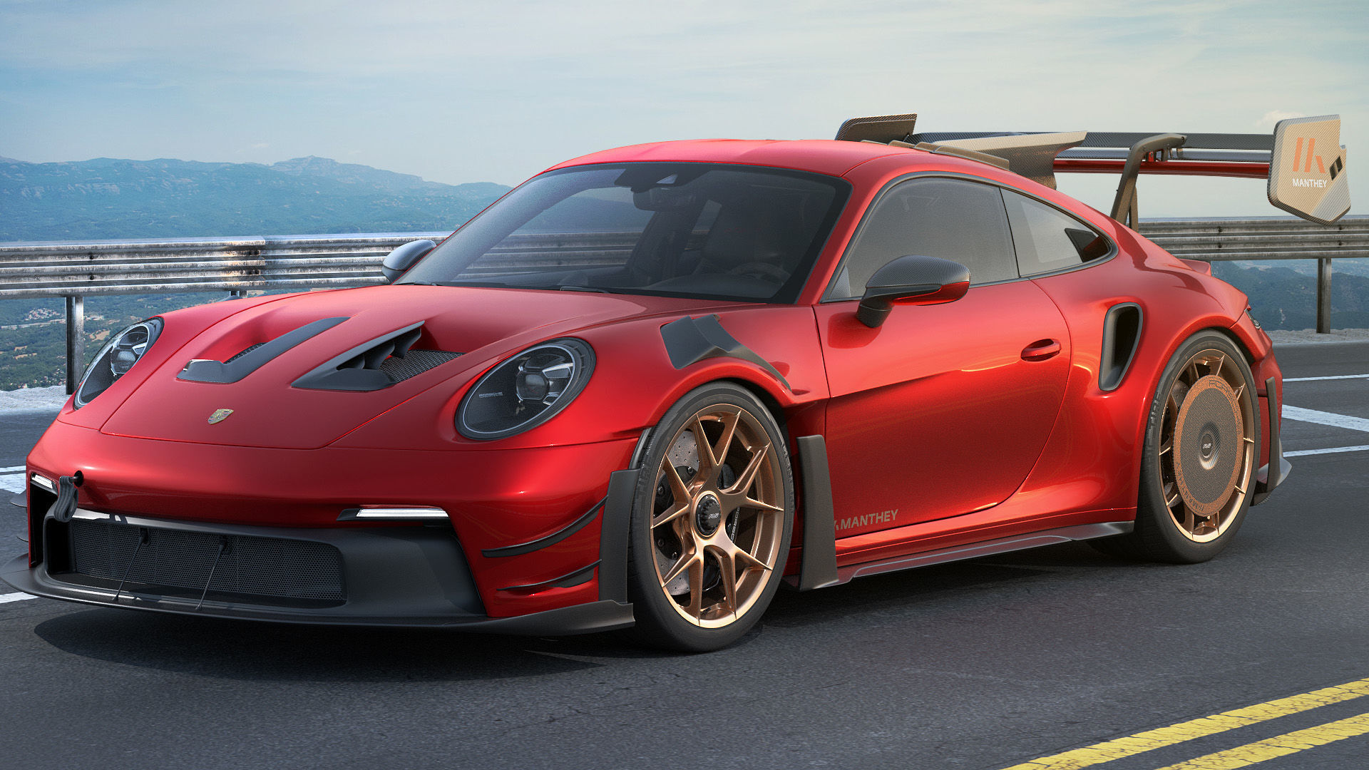 Porsche 911 GT3 RS 992 Manthey Kit 2025 3D model_4