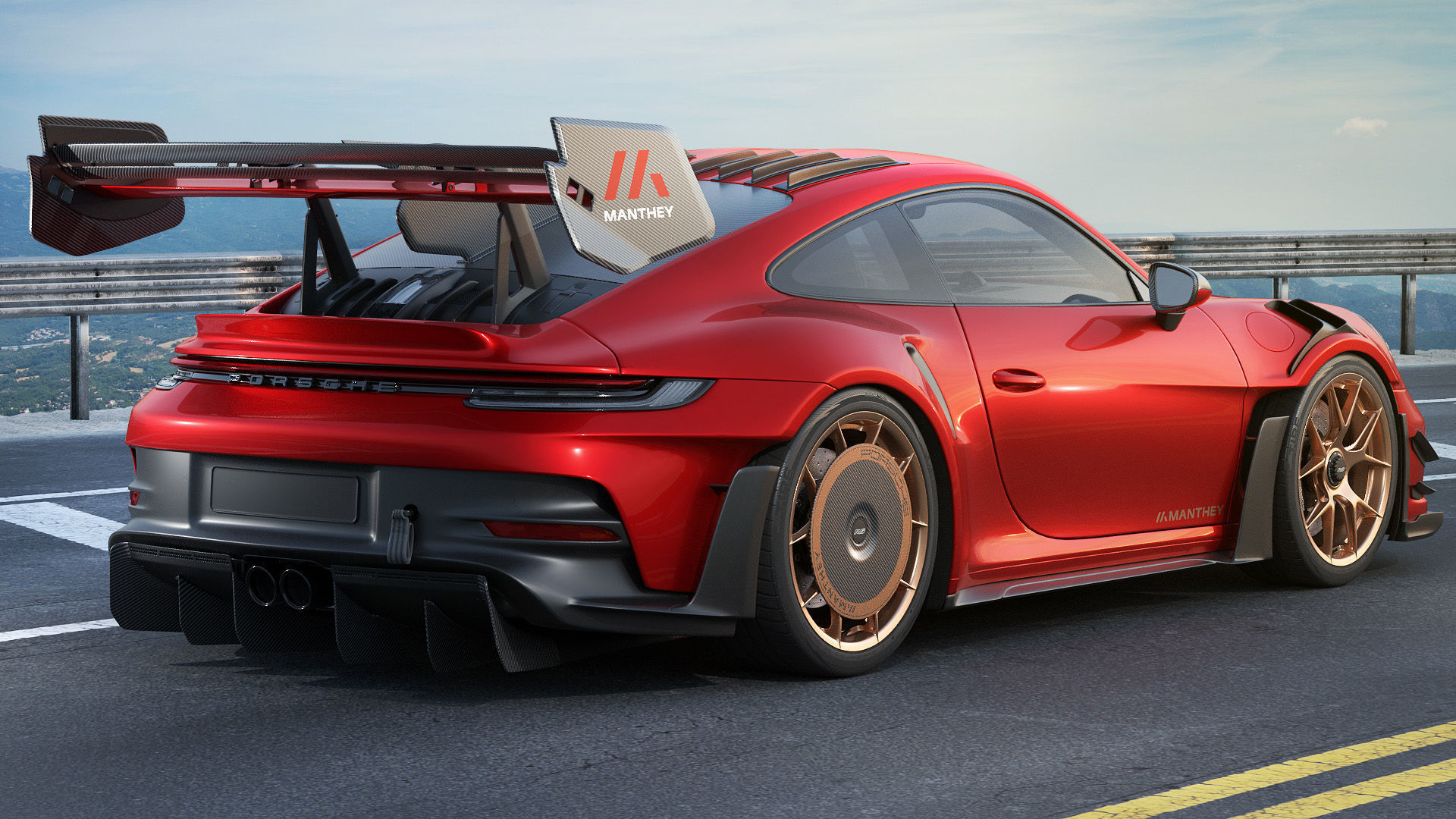Porsche 911 GT3 RS 992 Manthey Kit 2025 3D model_5