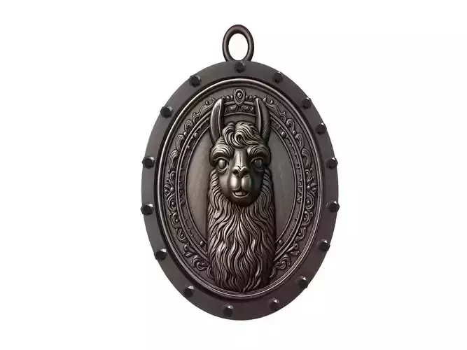 Llama Animal Pendant