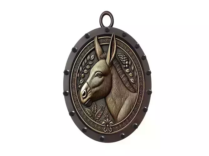 Donkey Animal Pendant
