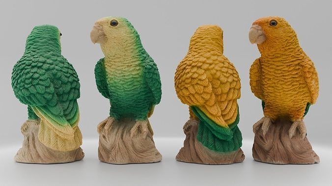 Parrot figure Scan 3D model