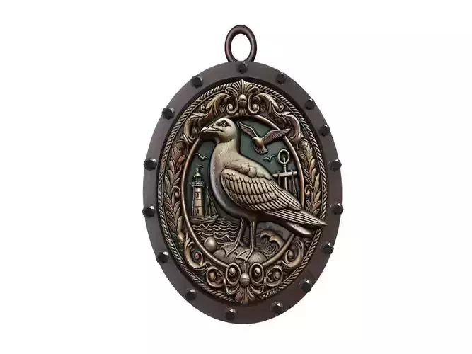 Seagull Animal Pendant