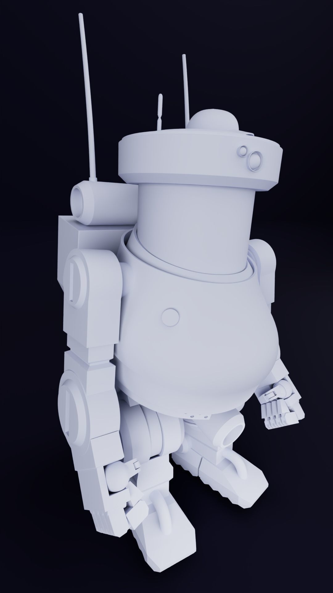 Rusty Bot 3D model_1