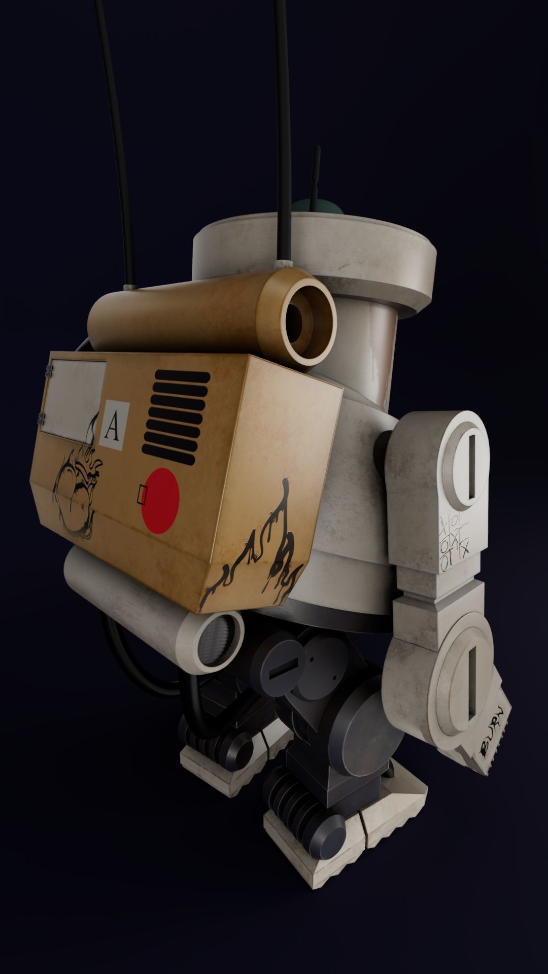 Rusty Bot 3D model_4