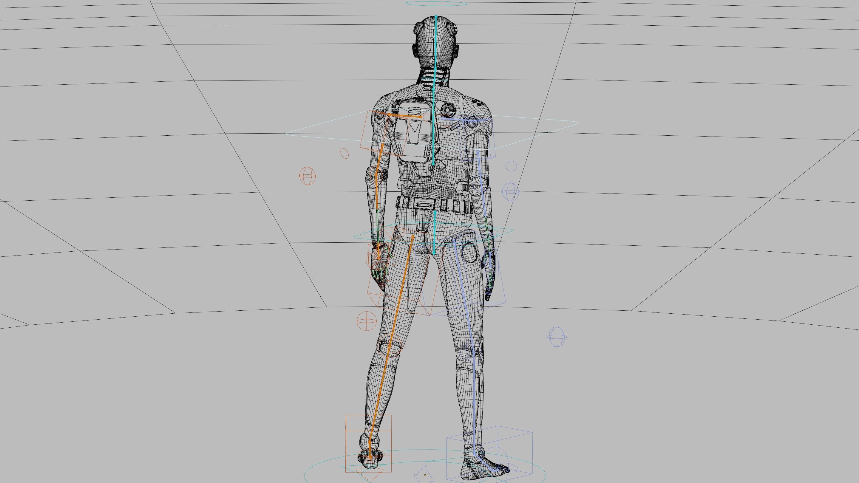 HUMANOID ORPHEUS-I  Rigged for Unreal Engine - Unity - MIXAMO 3D model_41
