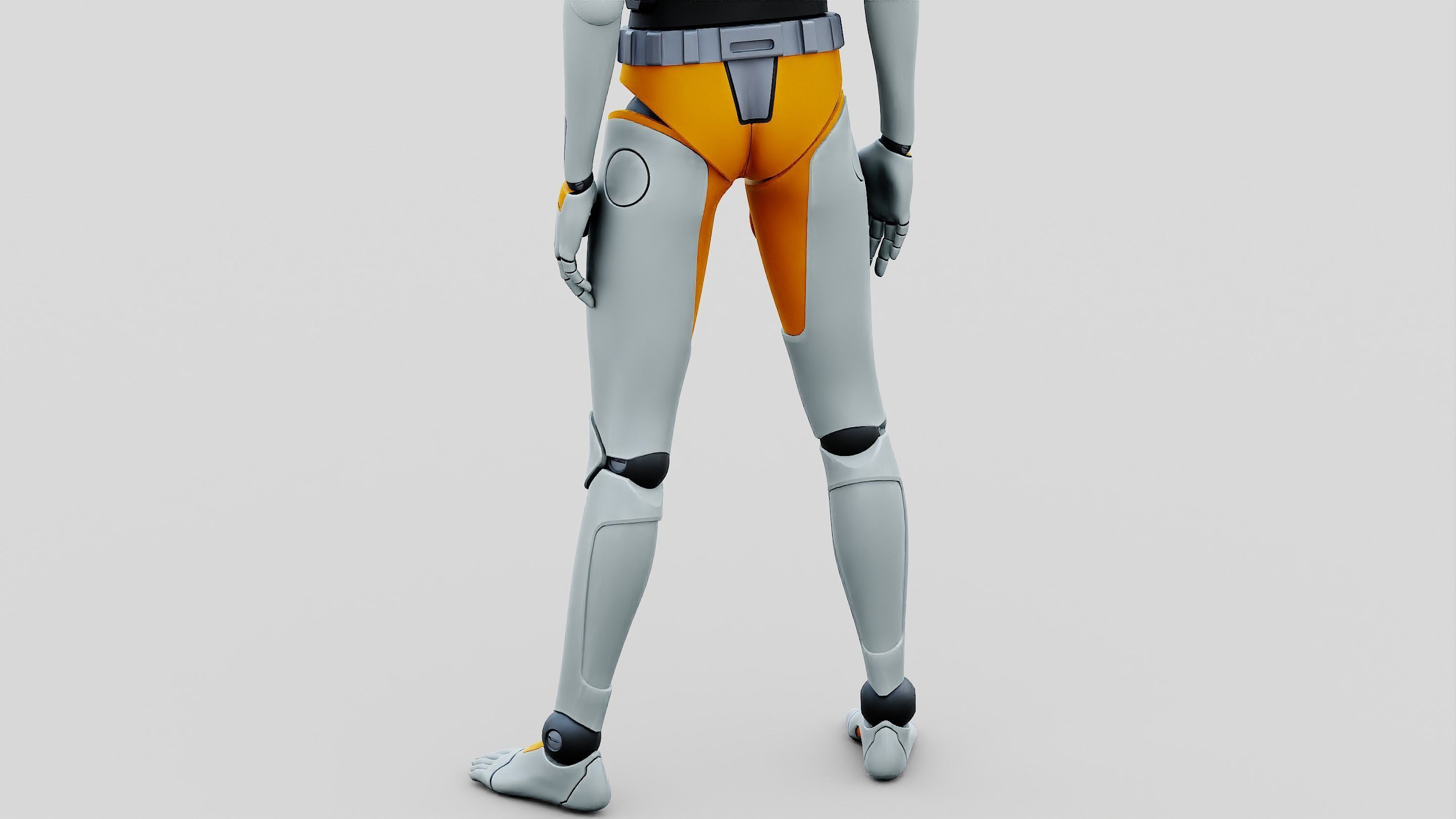 HUMANOID ORPHEUS-I  Rigged for Unreal Engine - Unity - MIXAMO 3D model_28