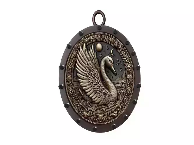 Swan Animal Pendant