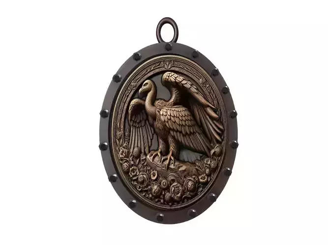 Vulture Animal Pendant