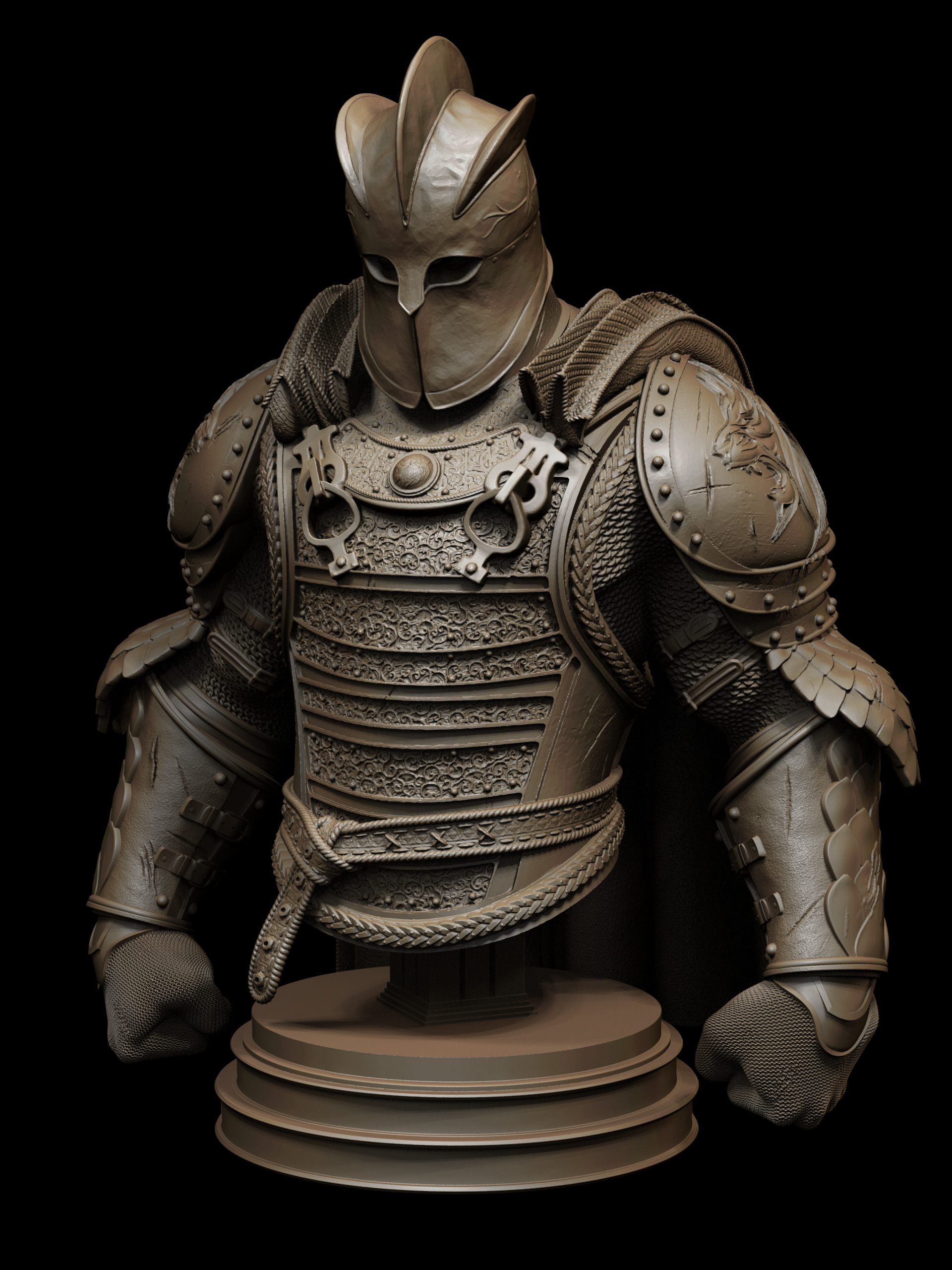 THE MOUNTAIN BUST GAME OF THRONES GOT 3D print model_9