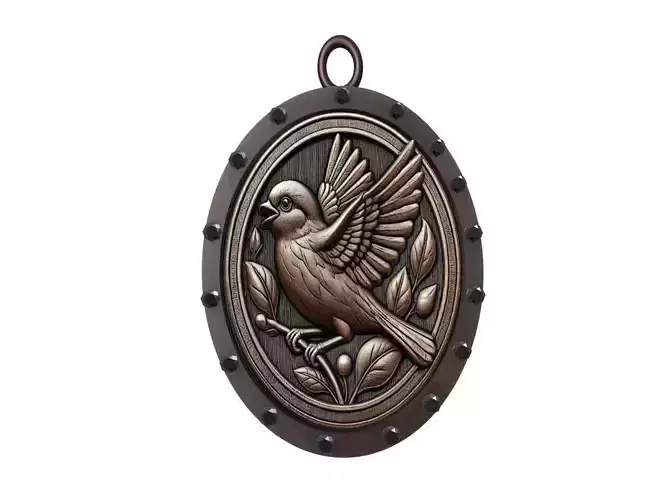 Sparrow Animal Pendant