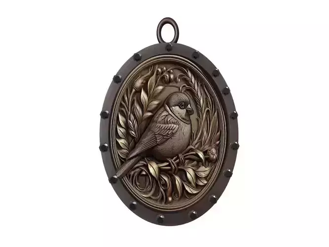 Sparrow Animal Pendant
