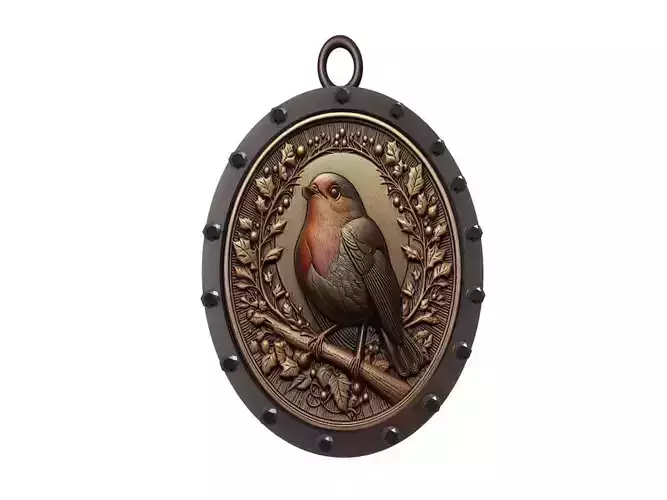 Robin Animal Pendant