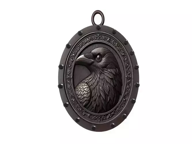 Crow Animal Pendant