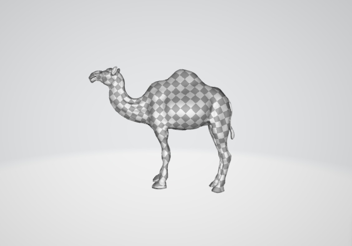 3D Realistic Camel Model Low-poly 3D model_15