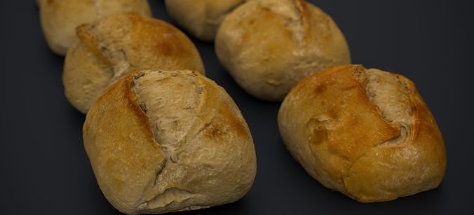 FRENCH HARD ROLLS 2024 3D model 7
