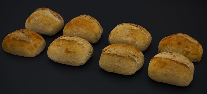 FRENCH HARD ROLLS 2024 3D model 2