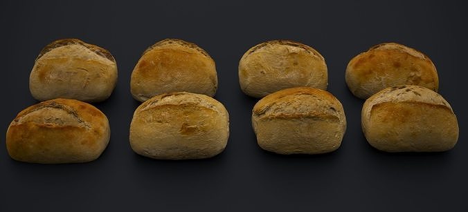 FRENCH HARD ROLLS 2024 3D model 4