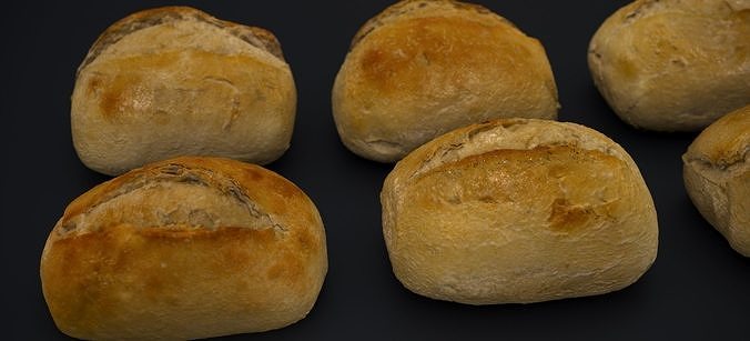 FRENCH HARD ROLLS 2024 3D model 5