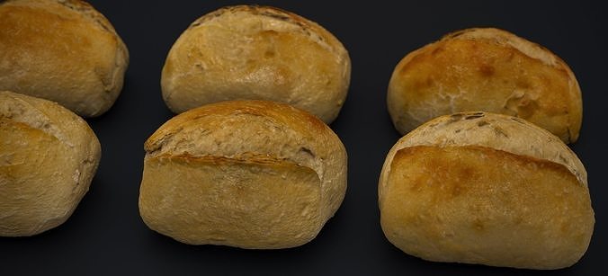 FRENCH HARD ROLLS 2024 3D model 6