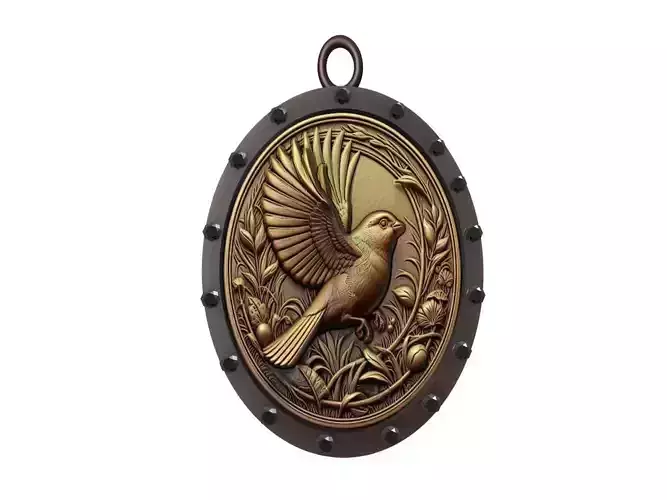 Canary Animal Pendant