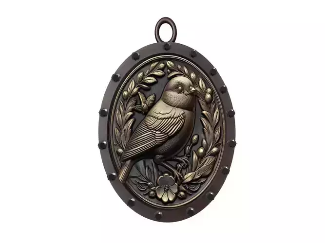 Canary Animal Pendant