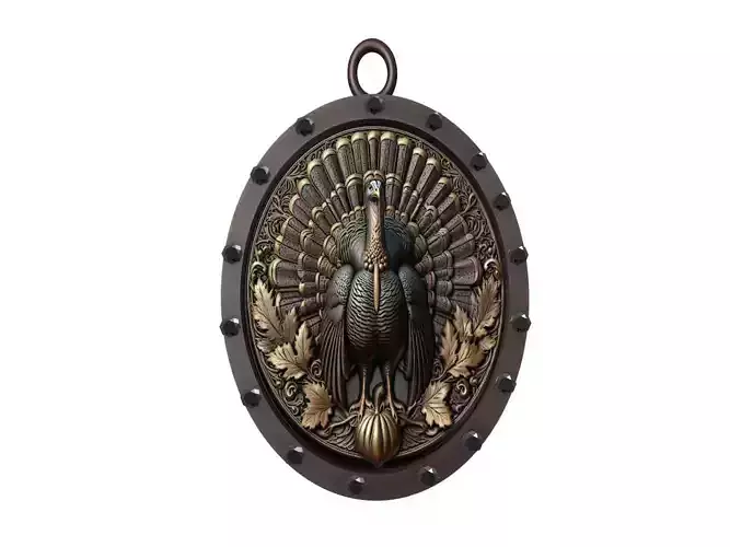 Turkey Animal Pendant