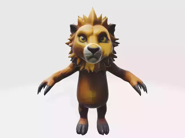 Cartoon lion