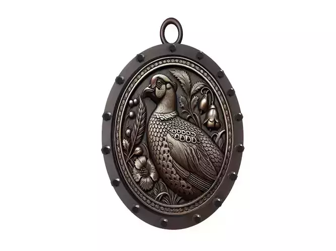Pheasant Animal Pendant