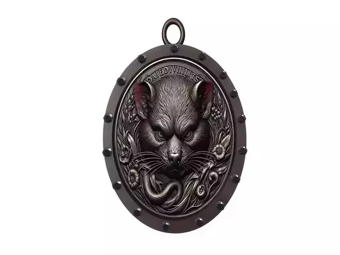 Tasmanian Devil Animal Pendant