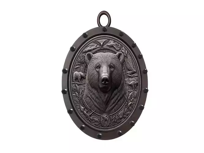 Polar Bear Animal Pendant