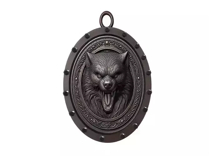 Wolverine Animal Pendant