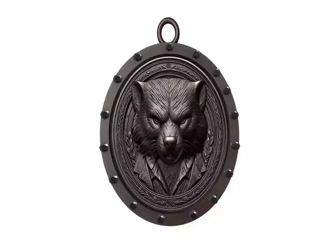 Wolverine Animal Pendant