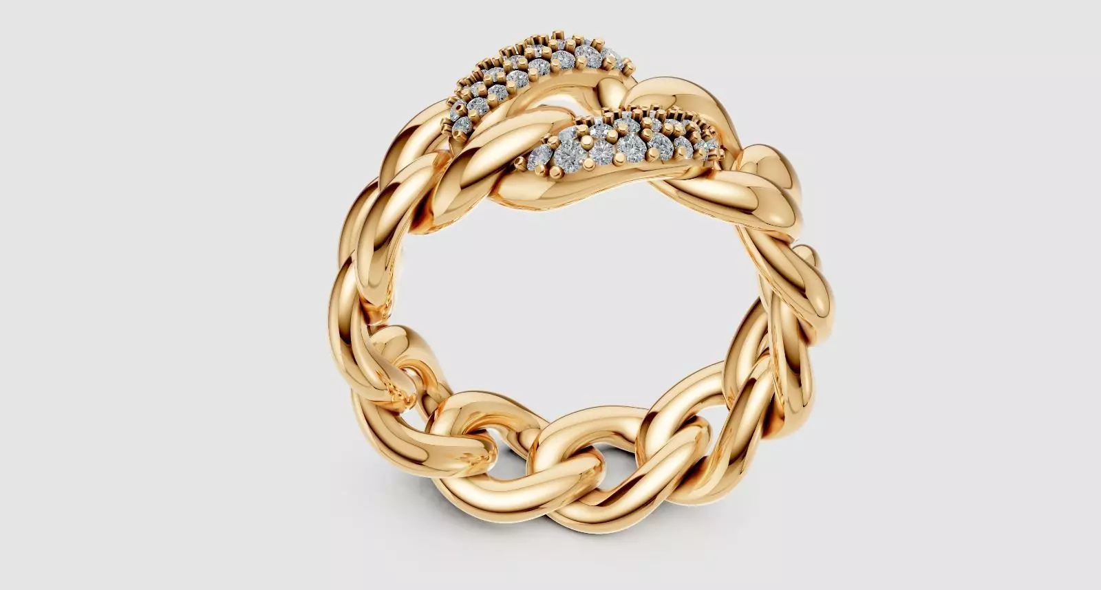 Custom Cuban Ring 3D print model