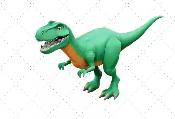Realistic Dinosaur 3D Model - STL File for 3D Printing