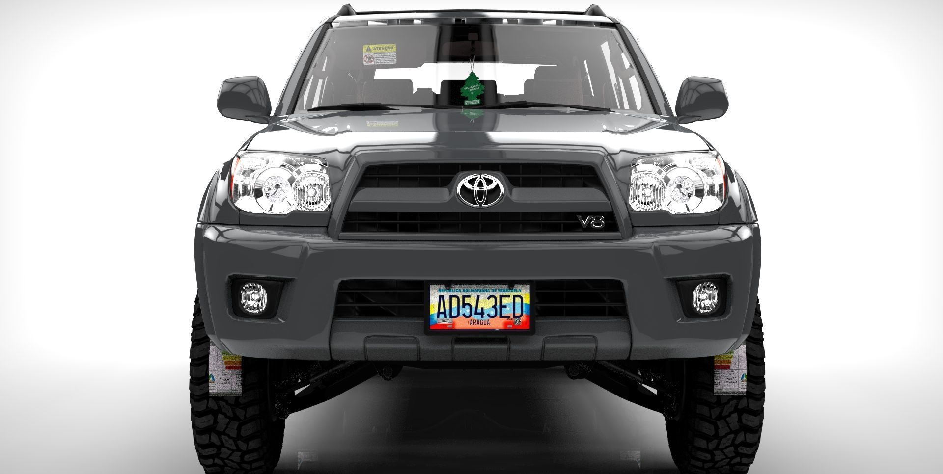 TOYOTA 4RUNNER 2010 SR5  Low-poly 3D model_1