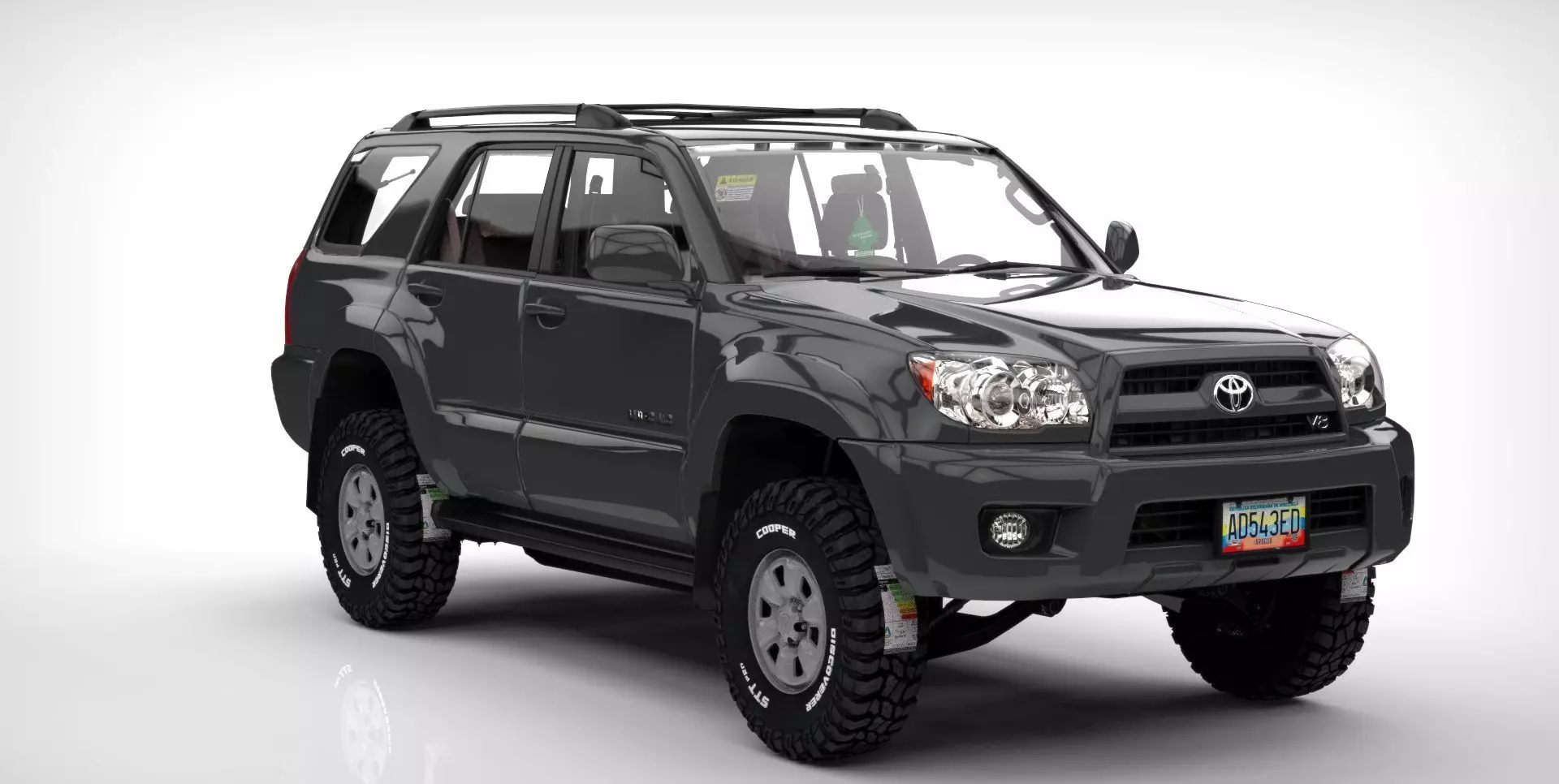 TOYOTA 4RUNNER 2010 SR5  Low-poly 3D model_0