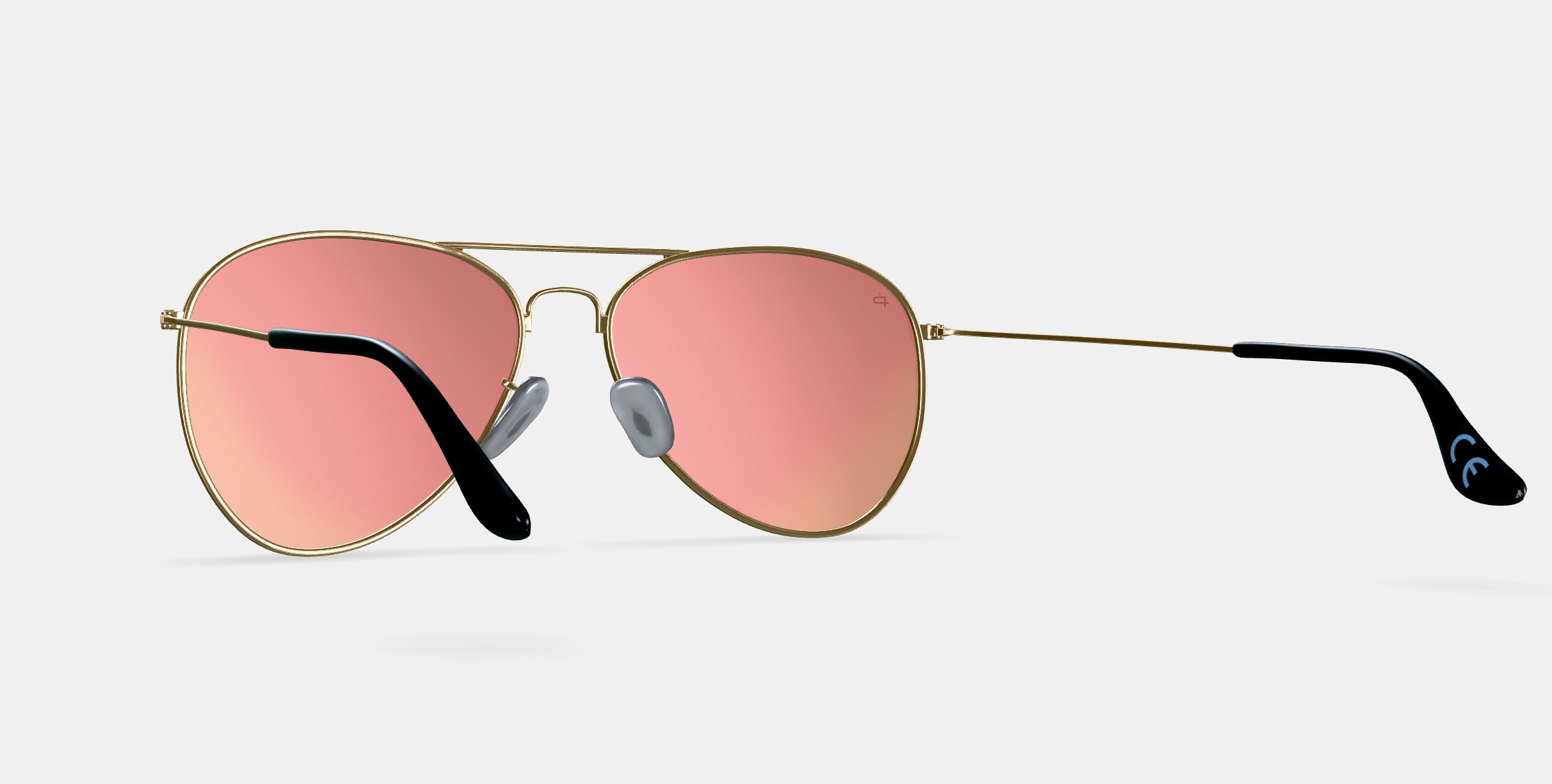 PRIVE REVAUX THE COMMANDO 20 CHAMPAGNE GOLD 3D model_3