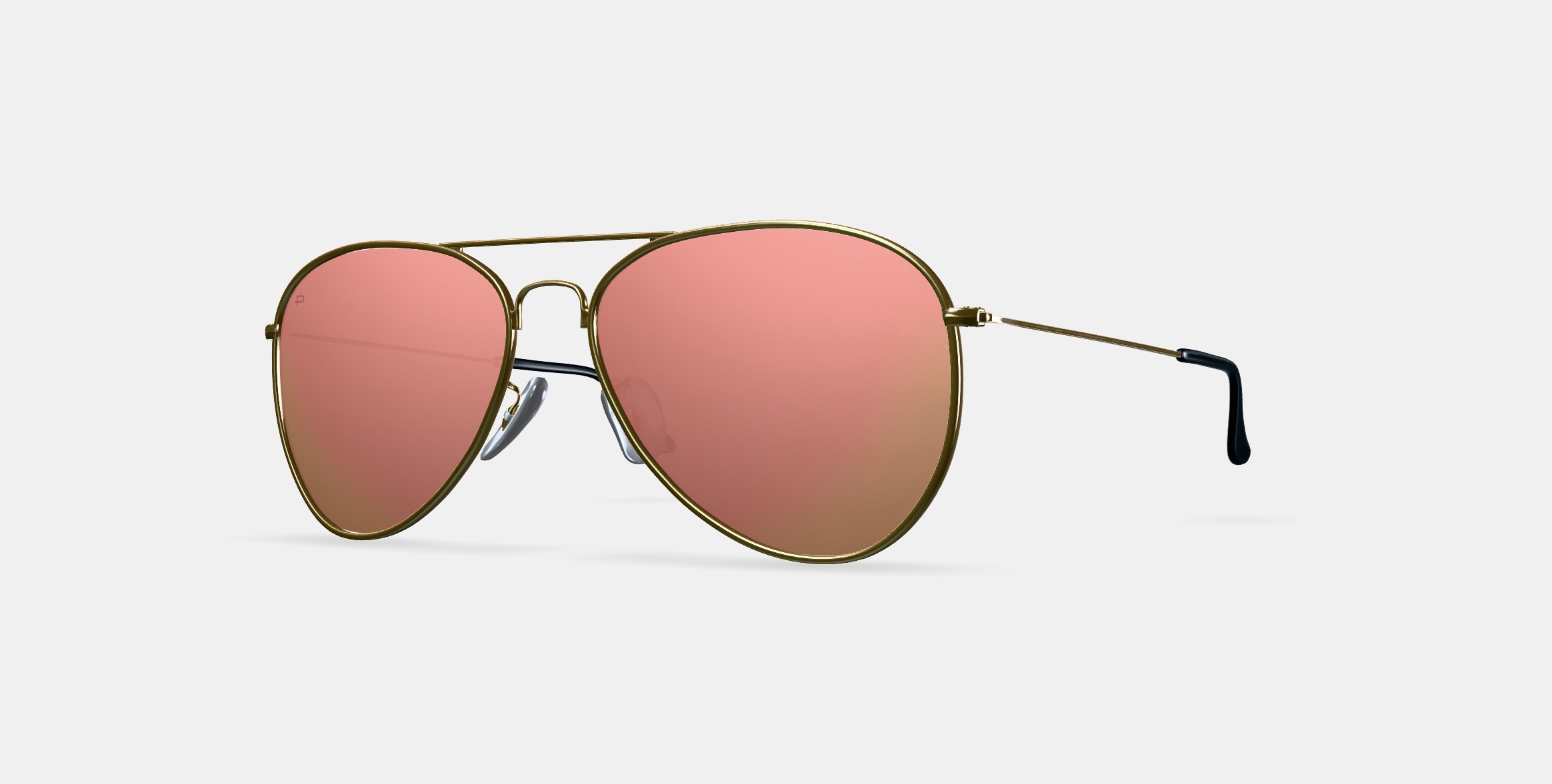 PRIVE REVAUX THE COMMANDO 20 CHAMPAGNE GOLD 3D model_13