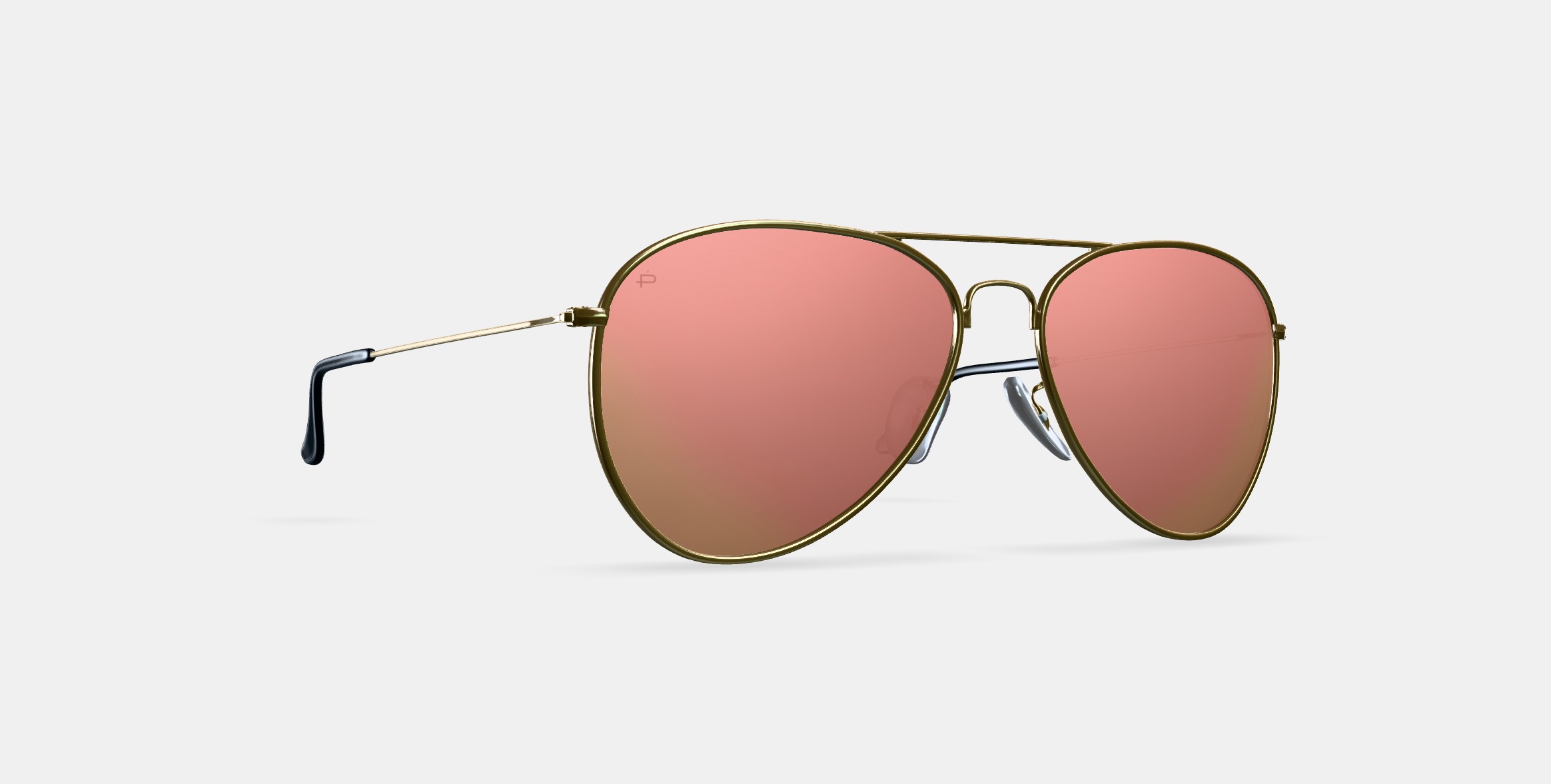 PRIVE REVAUX THE COMMANDO 20 CHAMPAGNE GOLD 3D model_9