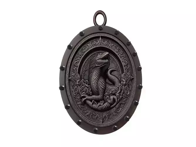 Monitor Lizard Animal Pendant