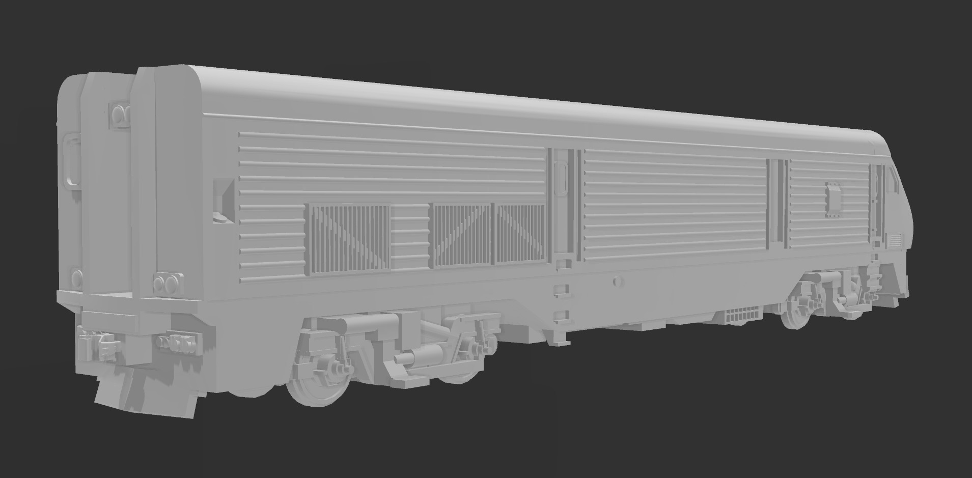 MTA LIRR EMD DM30AC Diesel-Electric Locomotive 3D print model_1