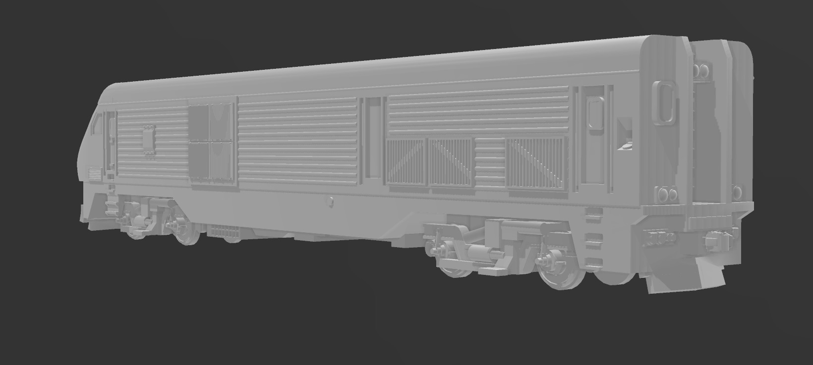MTA LIRR EMD DM30AC Diesel-Electric Locomotive 3D print model_2