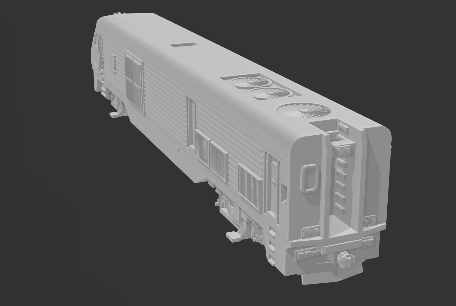 MTA LIRR EMD DM30AC Diesel-Electric Locomotive 3D print model_3