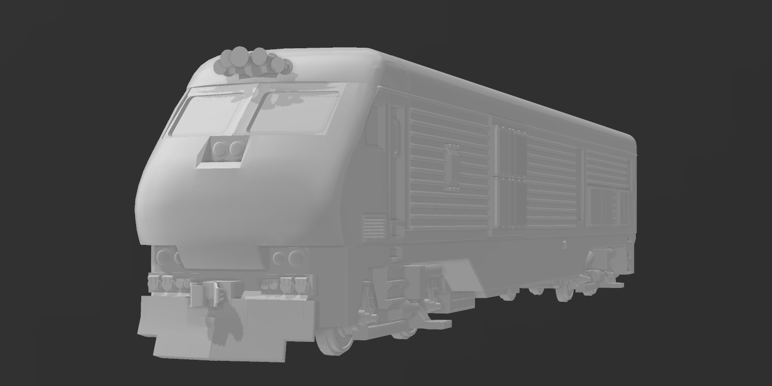 MTA LIRR EMD DM30AC Diesel-Electric Locomotive 3D print model_5