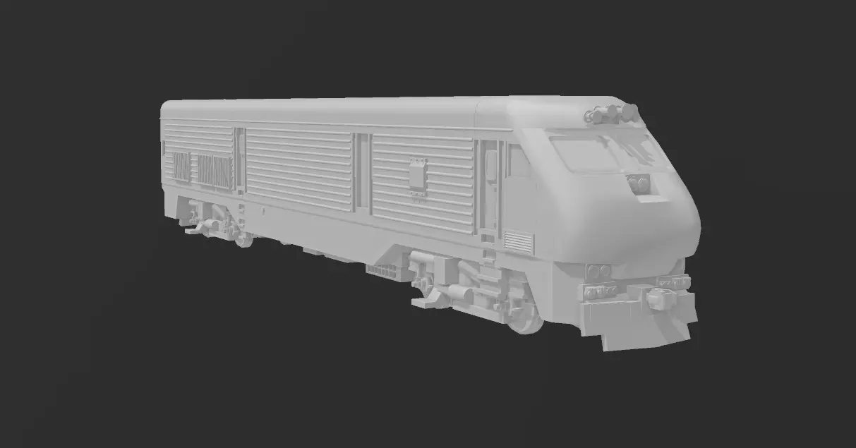 MTA LIRR EMD DM30AC Diesel-Electric Locomotive 3D print model_0