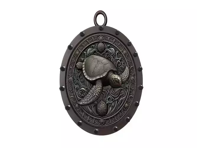 Sea Turtle Animal Pendant