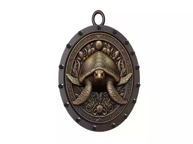 Sea Turtle Animal Pendant