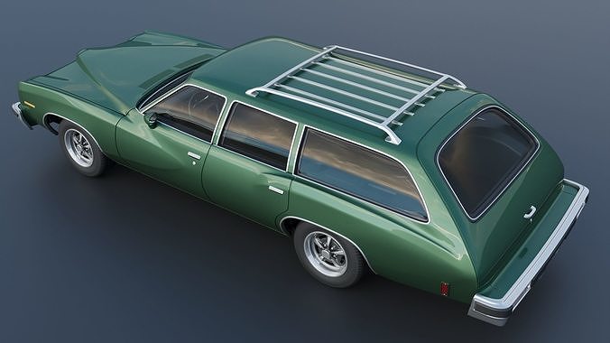 Pontiac LeMans Safari Wagon 1973 3D print model 5